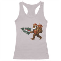 Believe Bigfoot Christmas Racerback Tank Top Sasquatch Holiday Gift - Wonder Print Shop
