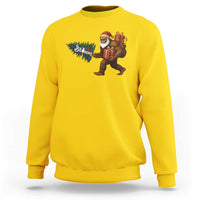 Believe Bigfoot Christmas Sweatshirt Sasquatch Holiday Gift - Wonder Print Shop