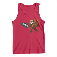 Believe Bigfoot Christmas Tank Top Sasquatch Holiday Gift - Wonder Print Shop