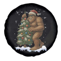Funny Christmas Spare Tire Cover Bigfoot Decorating Xmas Tree Gift - Wonder Print Shop