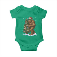 Funny Christmas Baby Onesie Bigfoot Decorating Xmas Tree Gift - Wonder Print Shop