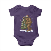 Funny Christmas Baby Onesie Bigfoot Decorating Xmas Tree Gift - Wonder Print Shop