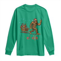 Bigfoot Christmas Long Sleeve Shirt Believe Funny Holiday Gift - Wonder Print Shop