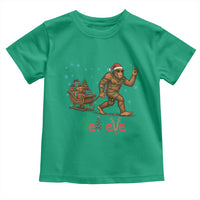 Bigfoot Christmas Toddler T Shirt Believe Funny Holiday Gift - Wonder Print Shop