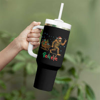 Bigfoot Christmas Tumbler With Handle Believe Funny Holiday Gift