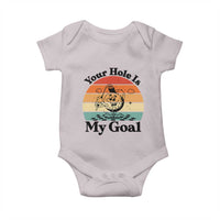 Your Hole Is My Goal Baby Onesie Funny Golf Gift - Wonder Print Shop