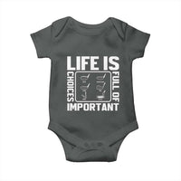 Life Is Full Of Important Choices Baby Onesie Golf Lover Gift - Wonder Print Shop