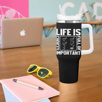 Life Is Full Of Important Choices Tumbler With Handle Golf Lover Gift - Wonder Print Shop