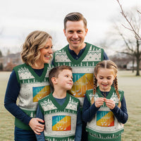 Funny Golf Clubs V-Neck Knit Sweater Vest Life Is Full Of Important Choices - Wonder Print Shop