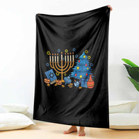 Interfaith Christmas Hanukkah Throw Blanket Celebration Festival Of Lights Gift - Wonder Print Shop