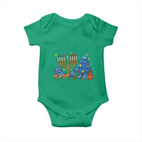 Interfaith Christmas Hanukkah Baby Onesie Celebration Festival Of Lights Gift - Wonder Print Shop