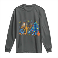 Interfaith Christmas Hanukkah Long Sleeve Shirt Celebration Festival Of Lights Gift - Wonder Print Shop