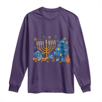 Interfaith Christmas Hanukkah Long Sleeve Shirt Celebration Festival Of Lights Gift - Wonder Print Shop