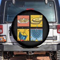 Hanukkah Spare Tire Cover Festival Of Lights Dreidel Menorah Candle Star Gift - Wonder Print Shop