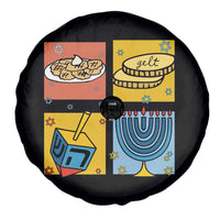 Hanukkah Spare Tire Cover Festival Of Lights Dreidel Menorah Candle Star Gift - Wonder Print Shop