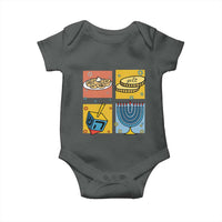 Hanukkah Baby Onesie Festival Of Lights Dreidel Menorah Candle Star Gift - Wonder Print Shop