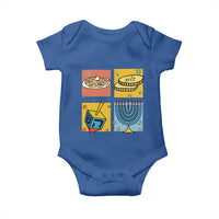 Hanukkah Baby Onesie Festival Of Lights Dreidel Menorah Candle Star Gift - Wonder Print Shop