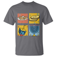 Hanukkah T Shirt Festival Of Lights Dreidel Menorah Candle Star Gift - Wonder Print Shop