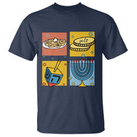 Hanukkah T Shirt Festival Of Lights Dreidel Menorah Candle Star Gift - Wonder Print Shop