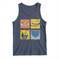 Hanukkah Tank Top Festival Of Lights Dreidel Menorah Candle Star Gift - Wonder Print Shop