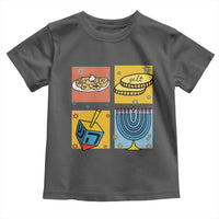 Hanukkah Toddler T Shirt Festival Of Lights Dreidel Menorah Candle Star Gift - Wonder Print Shop
