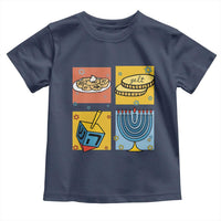 Hanukkah Toddler T Shirt Festival Of Lights Dreidel Menorah Candle Star Gift - Wonder Print Shop