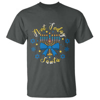 Coquette Hanukkah Menorah Bow T Shirt Not Today Santa Jewish Holiday Gift - Wonder Print Shop