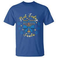 Coquette Hanukkah Menorah Bow T Shirt Not Today Santa Jewish Holiday Gift - Wonder Print Shop