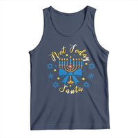 Coquette Hanukkah Menorah Bow Tank Top Not Today Santa Jewish Holiday Gift - Wonder Print Shop