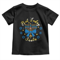 Coquette Hanukkah Menorah Bow Toddler T Shirt Not Today Santa Jewish Holiday Gift - Wonder Print Shop