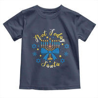 Coquette Hanukkah Menorah Bow Toddler T Shirt Not Today Santa Jewish Holiday Gift - Wonder Print Shop