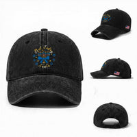 Coquette Hanukkah Menorah Bow Washed Cotton Baseball Cap Not Today Santa Jewish Holiday Gift