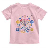 Hanukkah Floral Menorah Toddler T Shirt Jewish Gift For Women - Wonder Print Shop