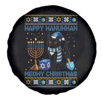 Hanukkah Cat Lover Gifts Spare Tire Cover Happy Hanukkah Meowy Christmas - Wonder Print Shop