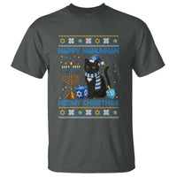 Hanukkah Cat Lover Gifts T Shirt Happy Hanukkah Meowy Christmas - Wonder Print Shop