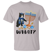 Funny Black Cat Chaos Hanukkah Menorah Gift T Shirt - Wonder Print Shop