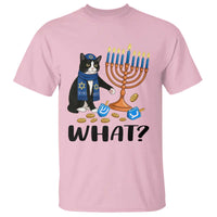 Funny Black Cat Chaos Hanukkah Menorah Gift T Shirt - Wonder Print Shop