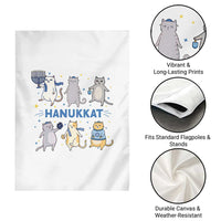 Hanukkat Garden Flag Funny Cats Hanukkah Festival Of Lights Gift - Wonder Print Shop
