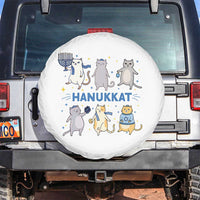 Hanukkat Spare Tire Cover Funny Cats Hanukkah Festival Of Lights Gift - Wonder Print Shop