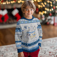 Hanukkat Hanukkah Ugly Sweater Funny Cats Festival Of Lights Gift - Wonder Print Shop