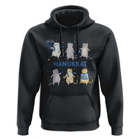 Hanukkat Hoodie Funny Cats Hanukkah Festival Of Lights Gift - Wonder Print Shop