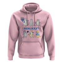 Hanukkat Hoodie Funny Cats Hanukkah Festival Of Lights Gift - Wonder Print Shop