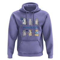 Hanukkat Hoodie Funny Cats Hanukkah Festival Of Lights Gift - Wonder Print Shop