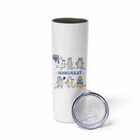 Hanukkat Skinny Tumbler Funny Cats Hanukkah Festival Of Lights Gift - Wonder Print Shop