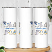 Hanukkat Skinny Tumbler Funny Cats Hanukkah Festival Of Lights Gift - Wonder Print Shop