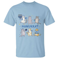 Hanukkat T Shirt Funny Cats Hanukkah Festival Of Lights Gift - Wonder Print Shop