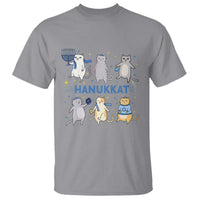 Hanukkat T Shirt Funny Cats Hanukkah Festival Of Lights Gift - Wonder Print Shop