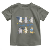 Hanukkat Toddler T Shirt Funny Cats Hanukkah Festival Of Lights Gift - Wonder Print Shop
