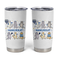 Hanukkat Tumbler Cup Funny Cats Hanukkah Festival Of Lights Gift - Wonder Print Shop