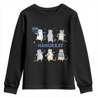 Hanukkat Youth Sweatshirt Funny Cats Hanukkah Festival Of Lights Gift - Wonder Print Shop
